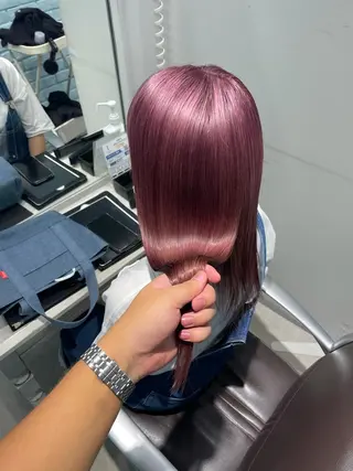 セミロング 柔らかカラー/ レイヤーYUTO🧋のヘアスタイル