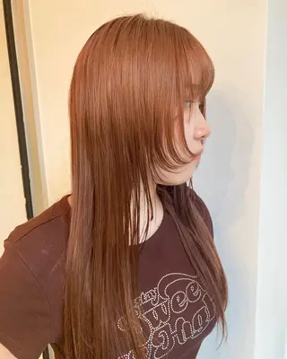 ロング カラー KANO🌷 艶カラーのヘアスタイル