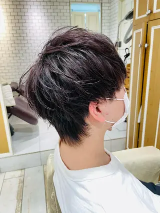 ショート メンズ すげさやか ✨メンズカットパーマのヘアスタイル