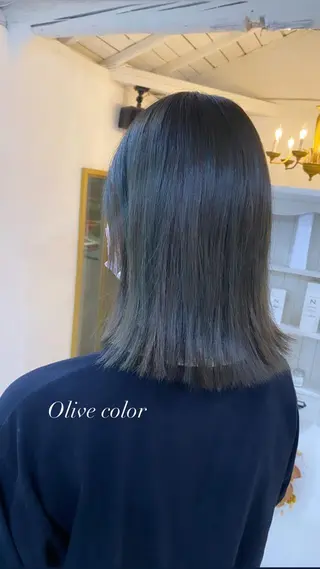 ミディアム カラー flen所属・𖤣𖥧𖥣𖥧田中 姫乃𖤣𖥧𖥣𖡡のヘアスタイル