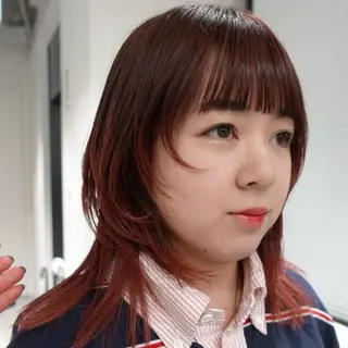 セミロング カラー 🌐サトウ リョウ🌐のヘアスタイル