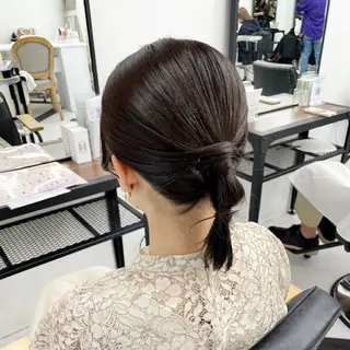 ロング カラー パーマ ヘアアレンジ メンズ mona/ ストレートスタイル✨のヘアスタイル