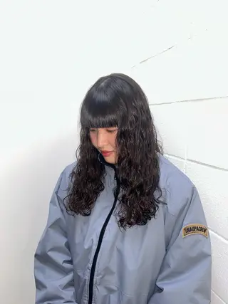 パーマ カットモデル募集中/ 原宿/MOENOのヘアスタイル