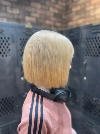 ミディアム カラー ✨ハイトーン✨ダブル カラー✨シバサキのヘアスタイル