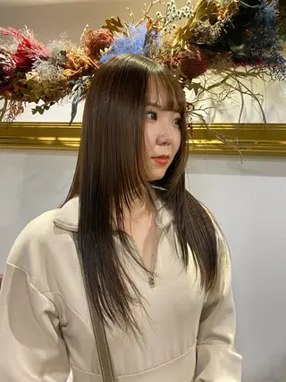 ロング 山影✨バレイヤージュ ハイライト✨メンズ◎のヘアスタイル