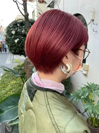 ショート カラー SALOWIN下北沢所属・hazuki 🌝のヘアスタイル