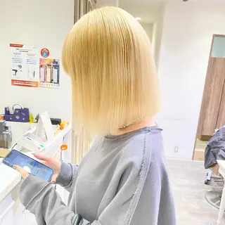 ミディアム カラー 横浜🍒ルーツカラー エクステ／RIEのヘアスタイル