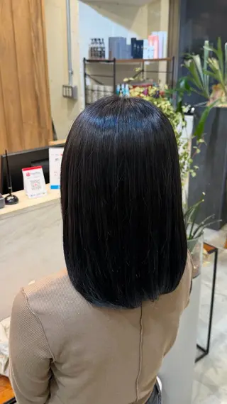 ミディアム Belle所属・透明感カラー/ 新宿駅東口/ユズキのヘアスタイル