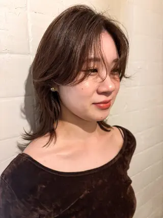 ミディアム 【haRu/ハル】 さくらこのヘアスタイル