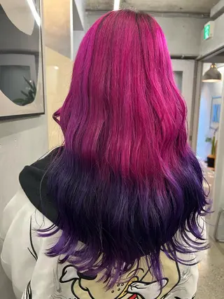 ロング カラー 周りと差のつくハイト ーン🥣AZUKIのヘアスタイル