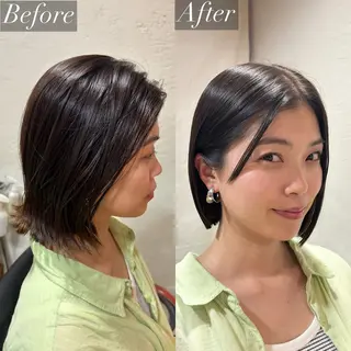 ミディアム カラー ⌇🌹透明感カラー 🌹ᴍᴇɢᴜᴍɪ ⌇のヘアスタイル