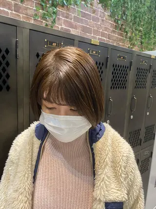 ショート カラー 大人かわいい×艶髪 🤍塩川のヘアスタイル