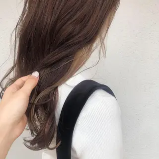 ロング カラー ヘアアレンジ 酸性縮毛矯正🧴韓国 レイヤー/髪質改善のヘアスタイル