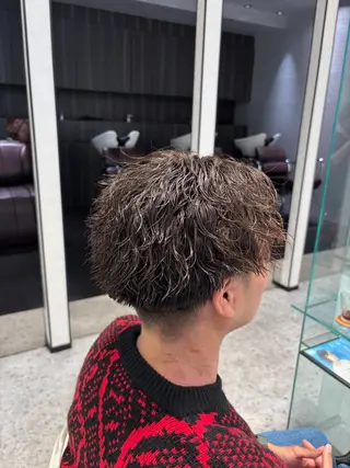 パーマ メンズ LOUIMADNA栄所属・新規指名比率No.1 メンズパーマ/二村のヘアスタイル