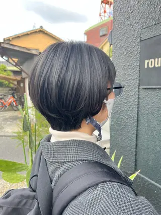 ショート hairsalon  route.所属・小川 りえのヘアスタイル