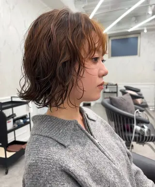 パーマ Labless所属・ショートカット/ 天王寺/Takunaのヘアスタイル