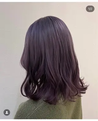 ミディアム 廣川 真梨乃のヘアスタイル