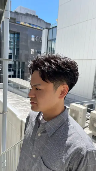 ショート メンズ GO TODAYシェアサロン大名店所属・濵武 尚人のヘアスタイル