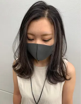 セミロング カラー ヘアアレンジ 指名支持率NO.1 スタイリストのヘアスタイル