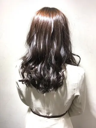 セミロング ヘアアレンジ 髪質改善☺︎縮毛矯正 ふじい まりんのヘアスタイル