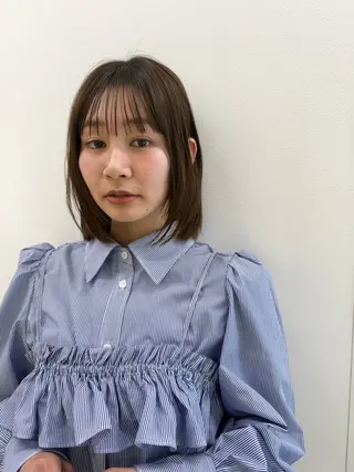 ミディアム 韓国/ヘアアレンジ/ 髪質改善/夏美のヘアスタイル