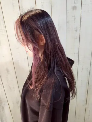 ロング 丸山 早紀のヘアスタイル