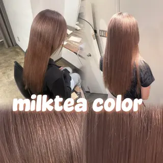 カラー 🫧ブリーチモデル/ 透明感カラー /みきのヘアスタイル