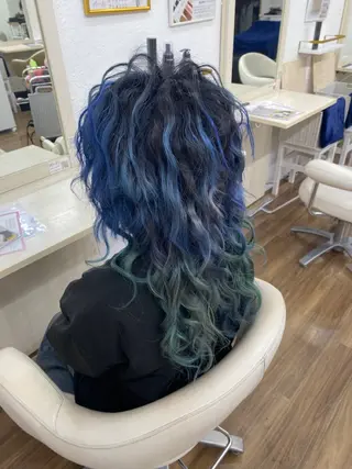 ロング ヘアアレンジ GLOSS 心斎橋 山上のヘアスタイル