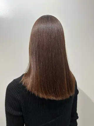 ロング 酸性ストレート/艶髪 /縮毛/sara❄️のヘアスタイル