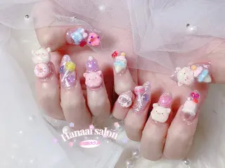 セミロング Hanaai Salon新宿店のネイルデザイン