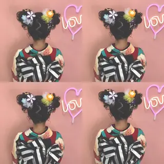セミロング ヘアアレンジ 🌷MAYU 🌷のヘアスタイル