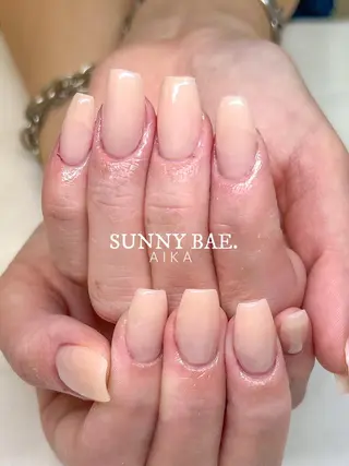 ミディアム ネイル SUNNY BAE.所属・Made By AIKAのネイルデザイン