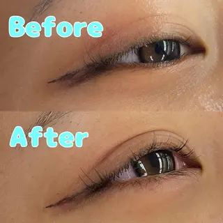 マツエク・マツパ 超透明感カラー🦋韓 国羽エクステ🪽🫧のヘアスタイル