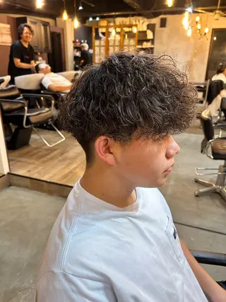 ショート パーマ メンズ メンズ特化/ショート /ツイスパ/結希のヘアスタイル