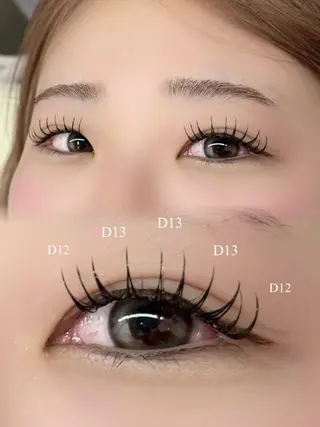 マツエク・マツパ natsumi / 梅田束感まつげ🎀のマツエク・マツパデザイン