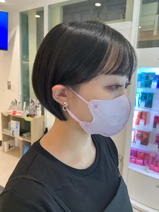ショート 韓国風/顔周りカット /髪質改善RYOTAのヘアスタイル