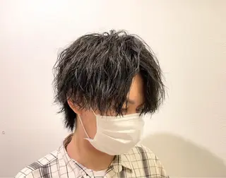 ショート パーマ メンズ 【メンズ特化】 池田大成✂︎のヘアスタイル