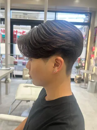 メンズ 毛流れ/メンズパーマ kanata/溝の口のヘアスタイル