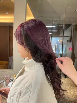 カラー 山下 悠月のヘアスタイル