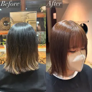 ミディアム カラー ⌇🌹透明感カラー 🌹ᴍᴇɢᴜᴍɪ ⌇のヘアスタイル