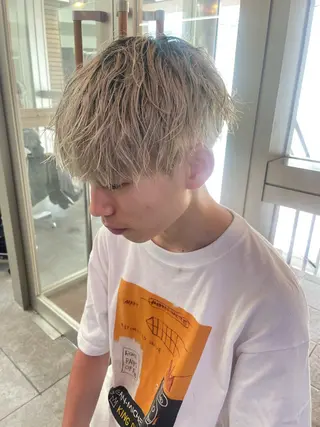 カラー メンズ 町田エリアＮｏ．１/ パーマ特化/太田京希のヘアスタイル