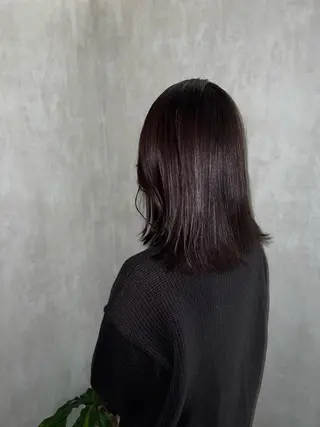セミロング 🫧‪満足度100% 🫧縮毛矯正OMAEのヘアスタイル