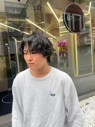 カラー メンズ 💎メンズ特化🔥 カット/パーマのヘアスタイル