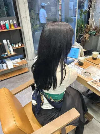 ロング カラー shiho︎🌟/ 髪質改善カラーのヘアスタイル