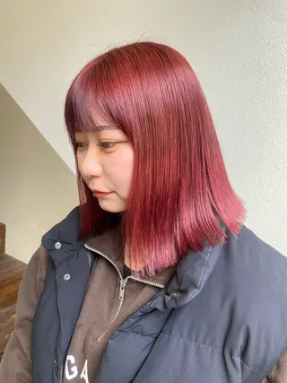 ショート カラー 透明感カラー/ 小顔カット/ミヅキのヘアスタイル