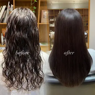 ロング パーマ 縮毛矯正/レイヤー 🌙児玉光瑠のヘアスタイル