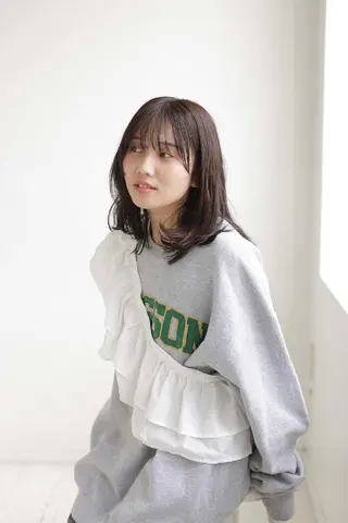 カラー 束感まつぱ🥑🤍 NATUKI🤍のマツエク・マツパデザイン