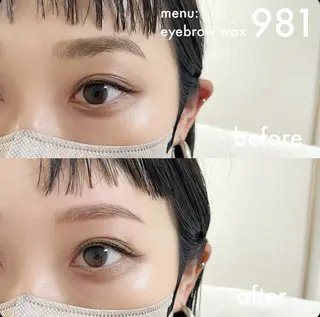 アイブロウ 981 KURUMIのマツエク・マツパデザイン