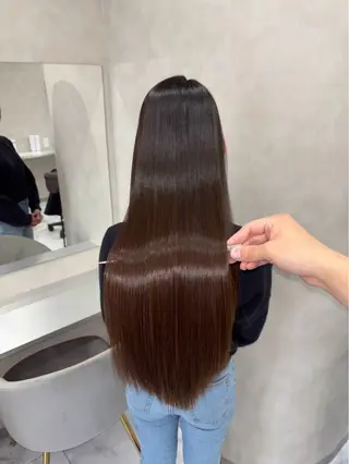 ロング king highlight&extensions梅田所属・髪質改善/似合わ せ/ダブルカラー盛田のヘアスタイル