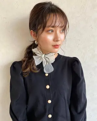 カラー nono/パーマ /顔まわりカット🐈のヘアスタイル